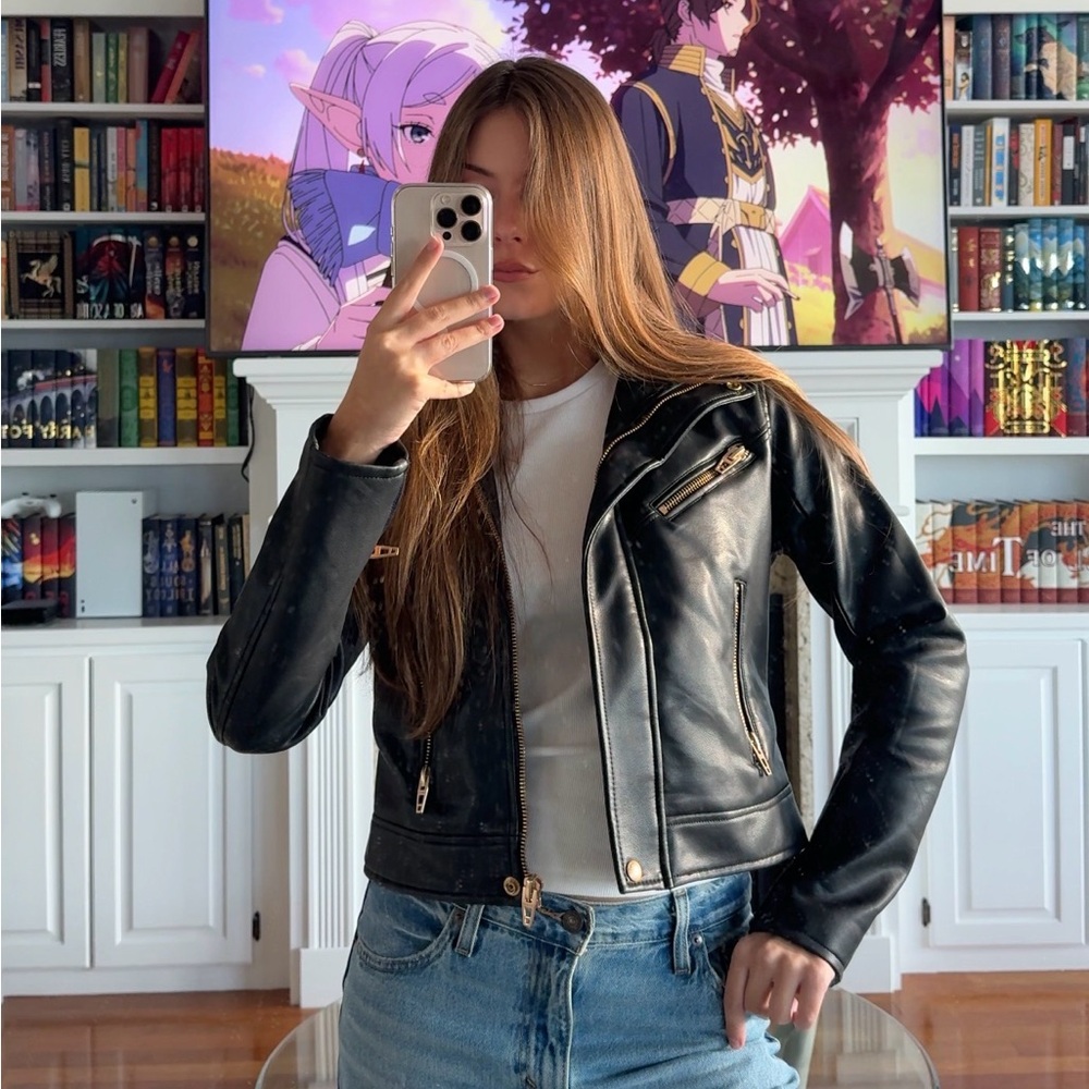Blank NYC Black Leather Jacket